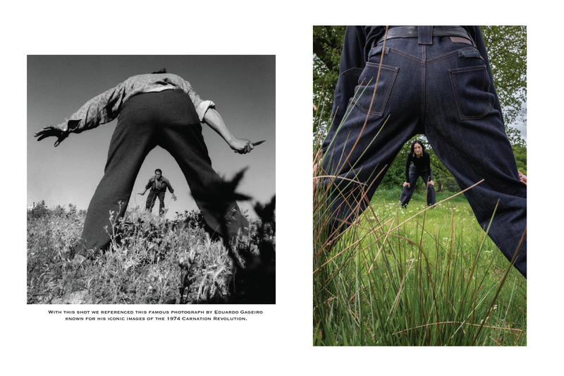 Under Leg Pose Fashion